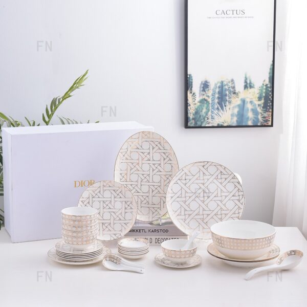 Dior SBCHT276 Dior Dinnerware Set Dior Dishes and Plates Set China