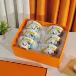Hermes Premium y bone china cup home office coffee milk cartoon ceramic exquisite water