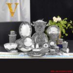 VERSACE Rosenthal Black & Gold Dinner Salad Plate Cup Saucer Set