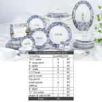 Dior Blue and White Series Bone Porcelain Coffee Cup Set