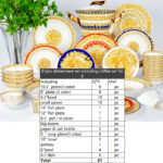 Versace Medusa Rhapsody Dishes Plate Ceramic bone china Dinnerware set