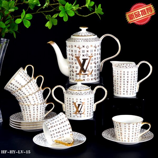 Louis Vuitton Tableware Set 43pcs and Louis Vuitton Tea Cup