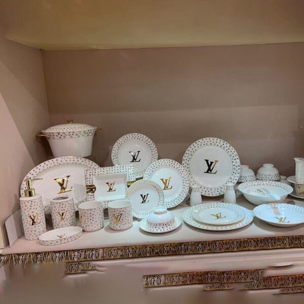 Louis Vuitton Tableware Set 43pcs and Louis Vuitton Tea Cup
