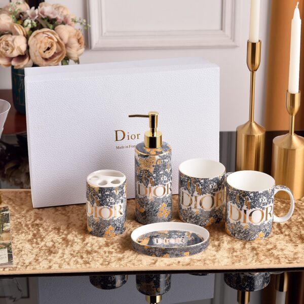 Blue Dior Toile de Jouy Dishes Coffee Cup