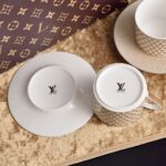Louis Vuitton Coffee Cups Dishes bone China