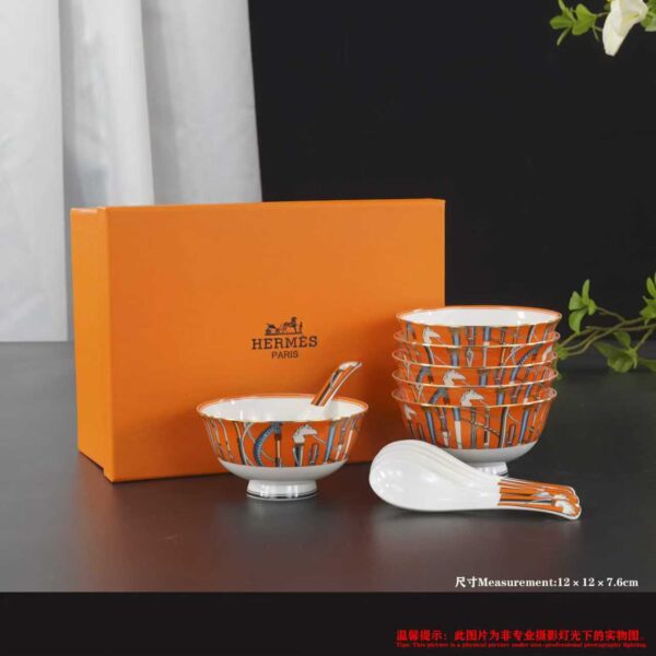 Hemers orange coffee cup saucer dinnerware set