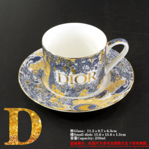 Blue Dior Toile de Jouy Dishes Coffee Cup