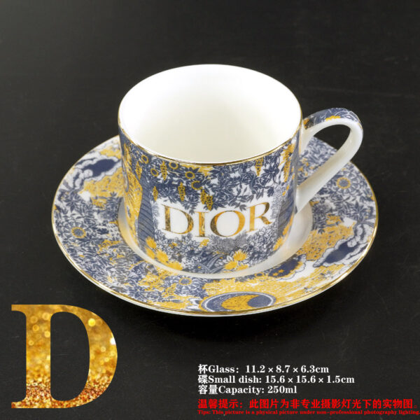 Blue Dior Toile de Jouy Dishes Coffee Cup