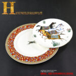 Hermes Cheval d'Orient Dessert Plate Dinner Set