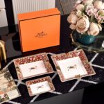 Hermes Cheval d'Orient Dessert Plate Dinner Set