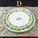 Colorful Lemons Series Bone China Plates Lemond Fruit Dishes