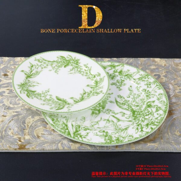 Dior Dinerbord Lily of the Valley, groen Dishes