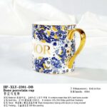 Dior Blue and White Series Bone Porcelain Coffee Cup Set