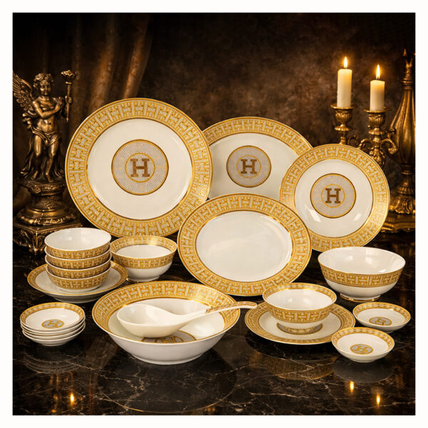 Hermes Mosaic' Dinner Set,Coffee cup set