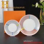 Hermès Tressages Equestres Porcelain Dinner Plates - Durable & Stylish