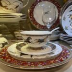 Hermes Cheval d'Orient Dessert Plate Dinner Set