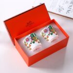 Hermès Passifolia Ceramic Collection dinner set coffee cup bathroom accessories
