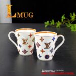 Louis Vuitton Dinnerware Set Colorful Bone China LV