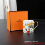 Hermes Premium y bone china cup home office coffee milk cartoon ceramic exquisite water
