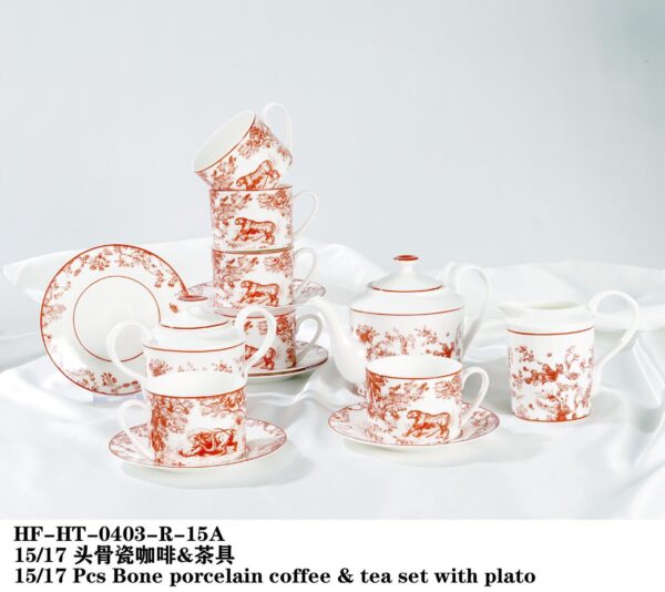 Dior Toile de Jouy china ware dinnerware dishes red