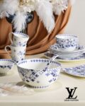 LV Louis Vuitton Side Plate LV By The Pool Tableware Monogram Flower Auth Dinnerware Set Coffee Cup