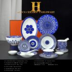 HERMES, Dinnerware Set Dishes BLEUS D'AILLEURS"