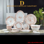 Dior Dinner Plate Lily of the Valley, Green/Red/Blue