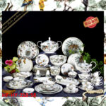 Hermes Carnets D'Equateur Breakfast Cup and Saucer Jungle Set