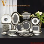Versace La Greca Signature Tableware Collection-Black