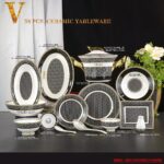 Versace La Greca Signature Tableware Collection-Black
