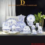 Dior Dinner Plate Lily of the Valley, Green/Red/Blue