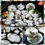 Hermes Carnets D'Equateur Breakfast Cup and Saucer Jungle Set