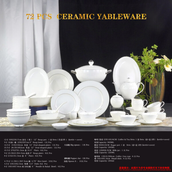 Own Brand Fantastic White Clear Bone China