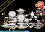 Black and White Dinnerware Set Coffee Cup Own brand