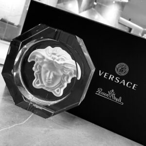 Versace Crystal Ashtray Versace Rosenthal -3pcs in one set(S&M&L)