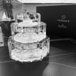 Versace Crystal Ashtray Versace Rosenthal -3pcs in one set(S&M&L)
