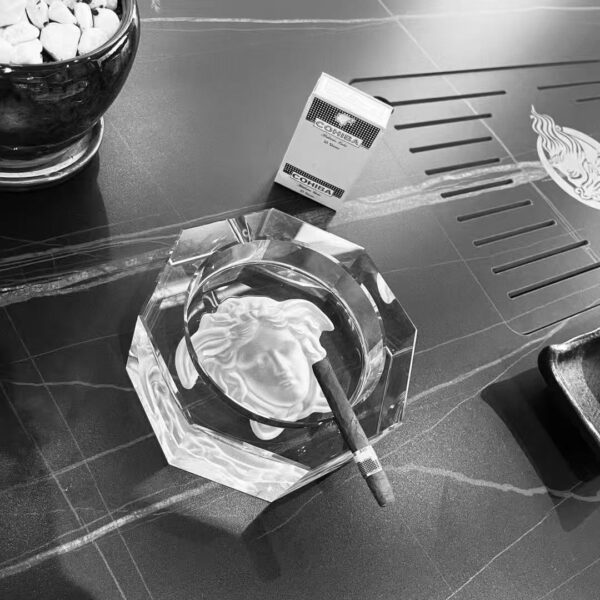 Versace Crystal Ashtray Versace Rosenthal -3pcs in one set(S&M&L)