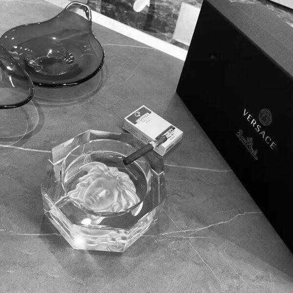 Versace Crystal Ashtray Versace Rosenthal -3pcs in one set(S&M&L)