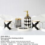 Black and White Dinnerware Set Coffee Cup Own brand