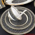 Versace La Greca Signature Tableware Collection-Black