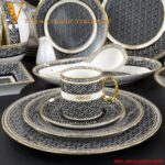 Versace La Greca Signature Tableware Collection-Black