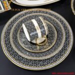 Versace La Greca Signature Tableware Collection-Black