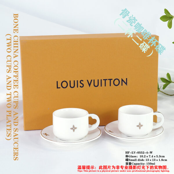 LV Gold Teapot coffee cup