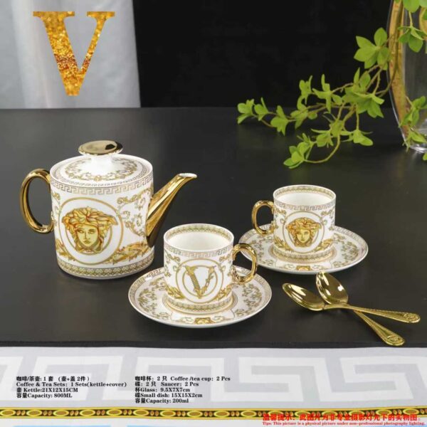 Versace Virtus Gala White Charger Plate Dinnerware Set