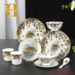 Hermes Carnets D'Equateur Breakfast Cup and Saucer Jungle Set