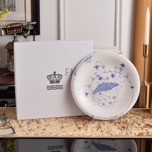 ROYAL COPENHAGEN DENMARK BLUE FLUTED CUP DISHES