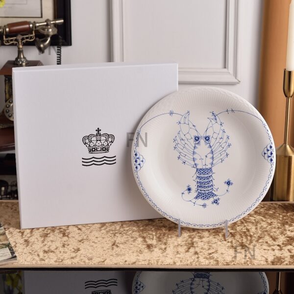 ROYAL COPENHAGEN DENMARK BLUE FLUTED CUP DISHES