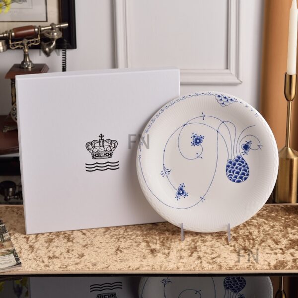 ROYAL COPENHAGEN DENMARK BLUE FLUTED CUP DISHES