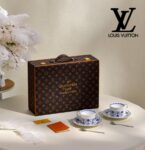 LV Louis Vuitton Side Plate LV By The Pool Tableware Monogram Flower Auth Dinnerware Set Coffee Cup