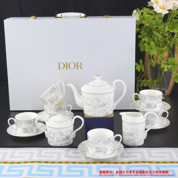 Dior Toile de Jouy Dishes bone china